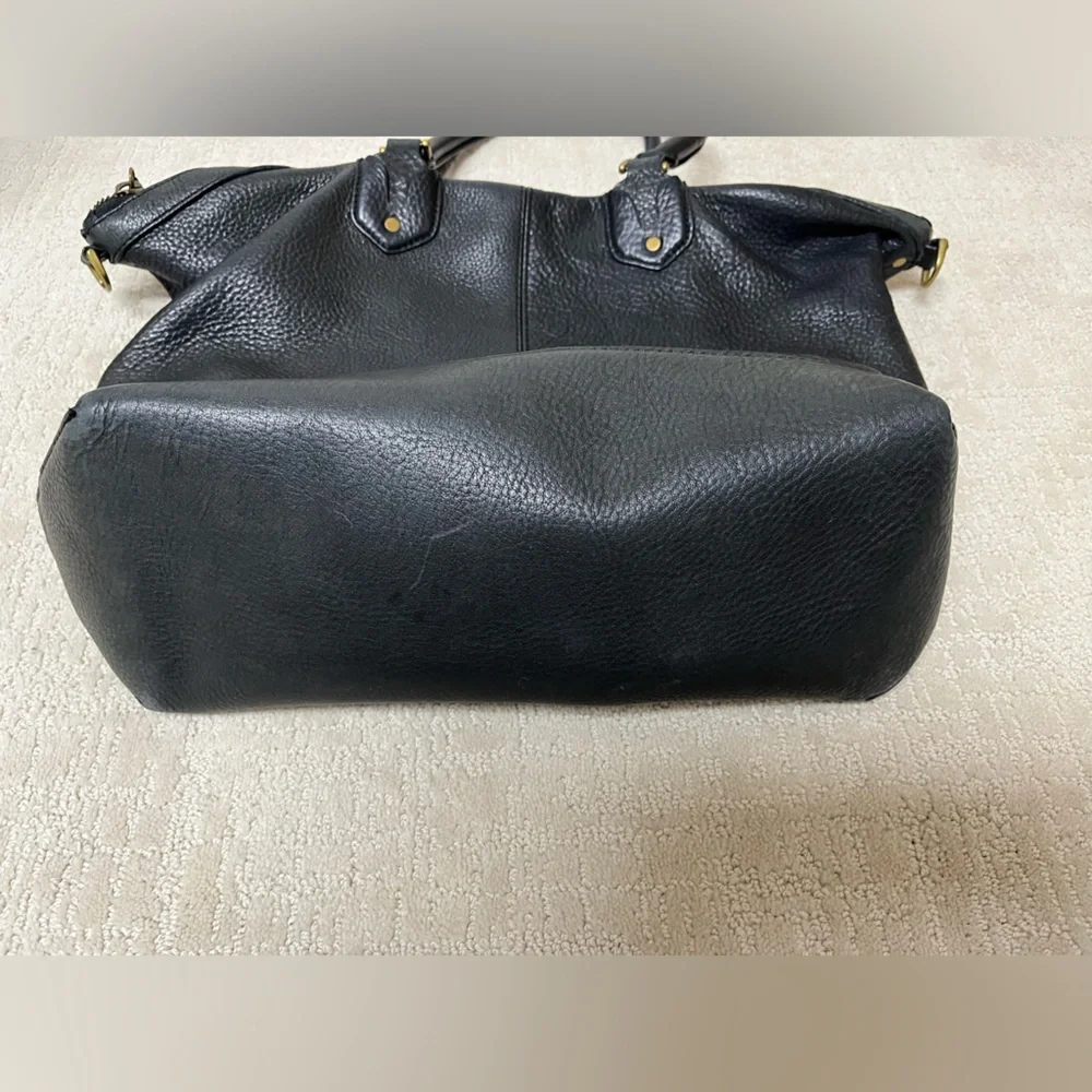 Madewell Black Leather Tote Bag - Picture 3 of 7